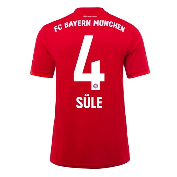 Trikot Bayern München NO.4 Sule Heim 2019-20 Rote Fussballtrikots Günstig
